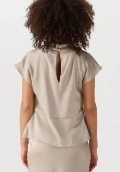 beige bruuns bazaar top tinja blouse