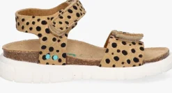 beige bunniesjr platte sandalen bregje beach