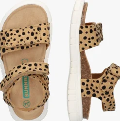 beige bunniesjr platte sandalen bregje beach