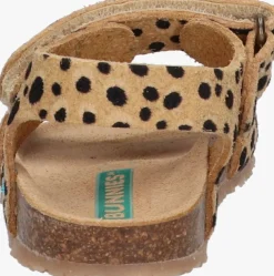 beige bunniesjr platte sandalen bimi beach