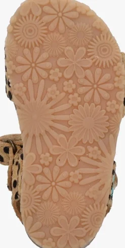 beige bunniesjr platte sandalen bimi beach