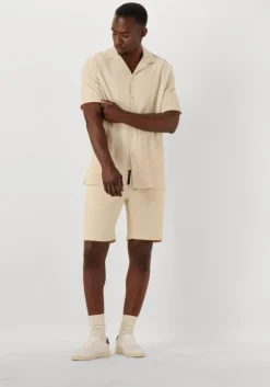 beige butcher of blue casual overhemd ripley structure shirt