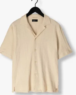 beige butcher of blue casual overhemd ripley structure shirt