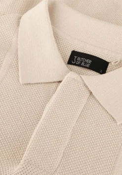 beige butcher of blue polo ripley knit polo