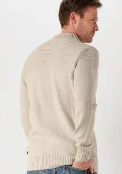 beige butcher of blue trui morris mock btn