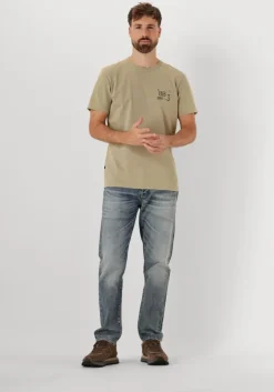 beige butcher of blue t-shirt army stencil tee