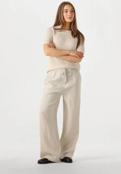 beige by-bar pantalon basil linnen pant
