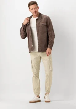 beige calvin klein cargobroeken skinny cargo