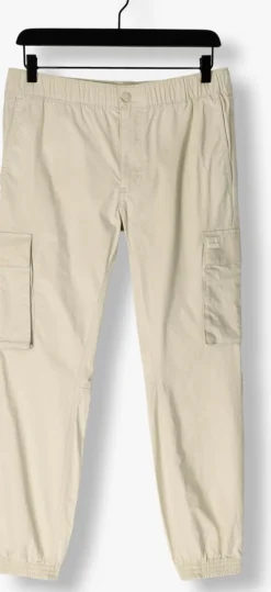 beige calvin klein cargobroeken skinny cargo