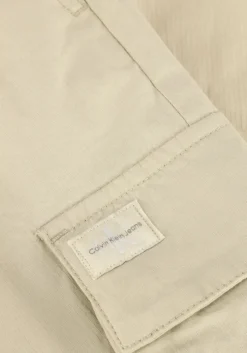 beige calvin klein cargobroeken skinny cargo