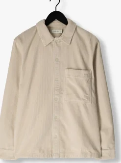beige calvin klein overshirt corduroy overshirt
