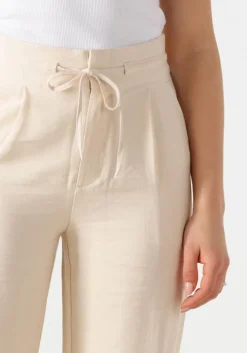 beige calvin klein pantalon ecovero relaxed straight pant