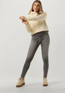 beige calvin klein trui ck embro badge regular hoodie