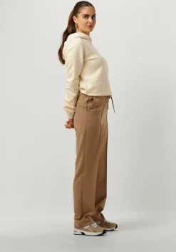 beige calvin klein trui ck embro badge regular hoodie