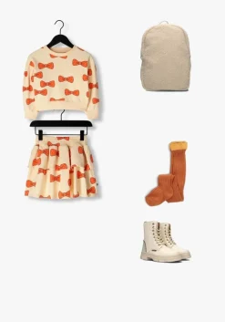 beige carlijnq minirok bow-layered skirt