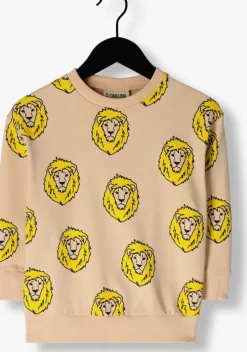 beige carlijnq sweater lion - sweater