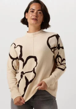 beige caroline biss truien/vesten 4285