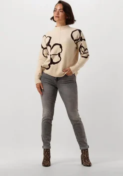 beige caroline biss truien/vesten 4285