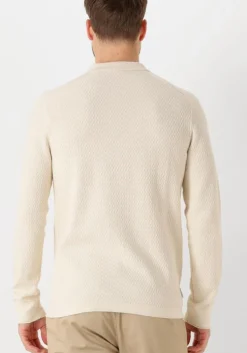 beige cast iron polo long sleeve polo cotton modal