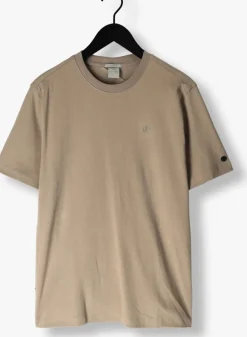 beige cast iron t-shirt regular fit interlock