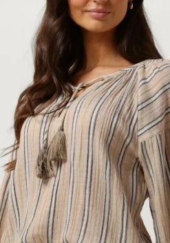 beige circle of trust blouses junni blouse