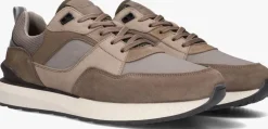 beige clay lage sneakers 13833