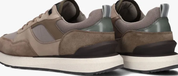 beige clay lage sneakers 13833