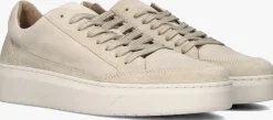 beige clay lage sneakers enzo