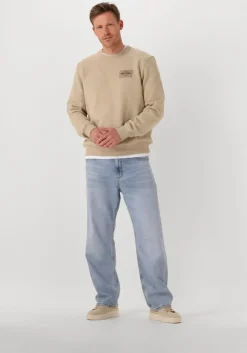 beige clay lage sneakers enzo