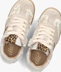 beige clic! lage sneakers 21227
