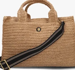 beige coach handtas straw cargo tote