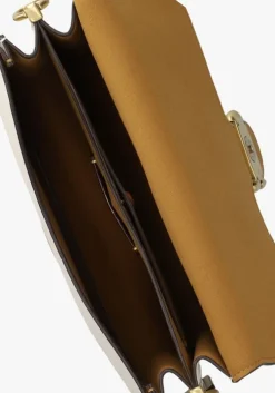 beige coach schoudertas tabby