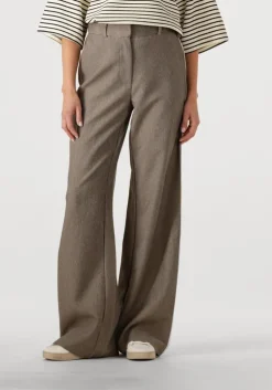 beige co'couture pantalon nanacc piping wide ll pant