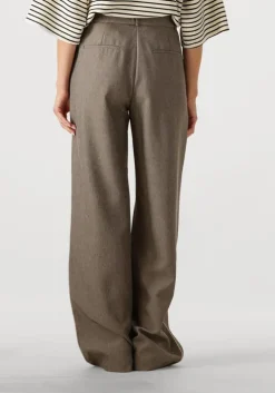beige co'couture pantalon nanacc piping wide ll pant