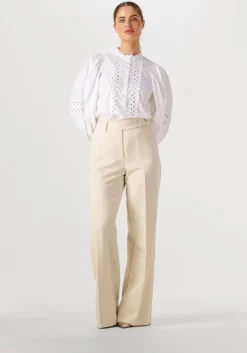 beige co'couture pantalon new volacc wide long pant