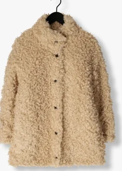 beige co'couture teddy jas teddy mix jacket
