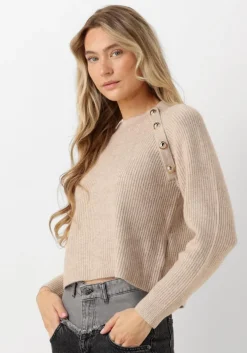 beige co'couture trui the row officer rib knit