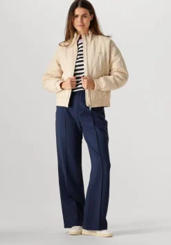 beige colourful rebel jack weidy quilted jacket