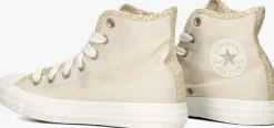beige converse hoge sneakers chuck taylor all star