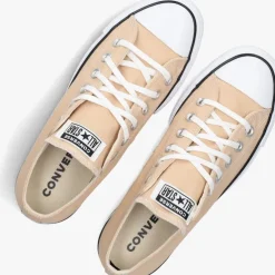 beige converse lage sneakers chuck taylor all star lift ox