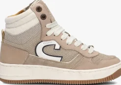 beige cruyff junior hoge sneakers campo high