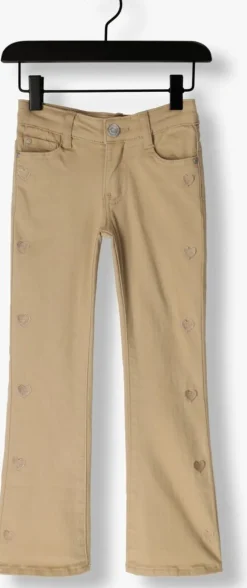 beige daily7 flared broek 2400 flared fit