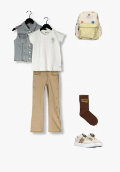 beige daily7 flared broek 2400 flared fit