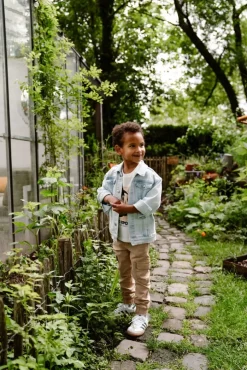 beige daily7 joggingbroek cargo twill pants