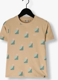 beige daily7 t-shirt t-shirt allover print