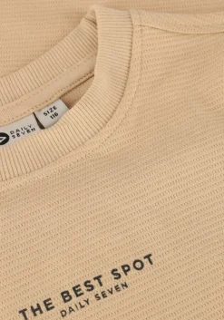 beige daily7 t-shirt t-shirt structure print