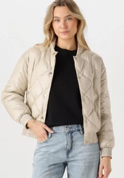 beige deblon sports gewatteerde jas scarlet