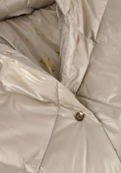 beige deblon sports gewatteerde jas scarlet