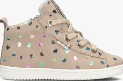 beige develab hoge sneaker 44324