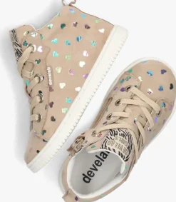 beige develab hoge sneaker 44324